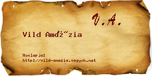 Vild Amázia névjegykártya